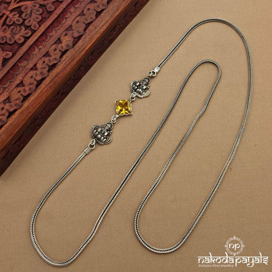Exquisite Yellowish Lakshmi Mope Mala (N11799)