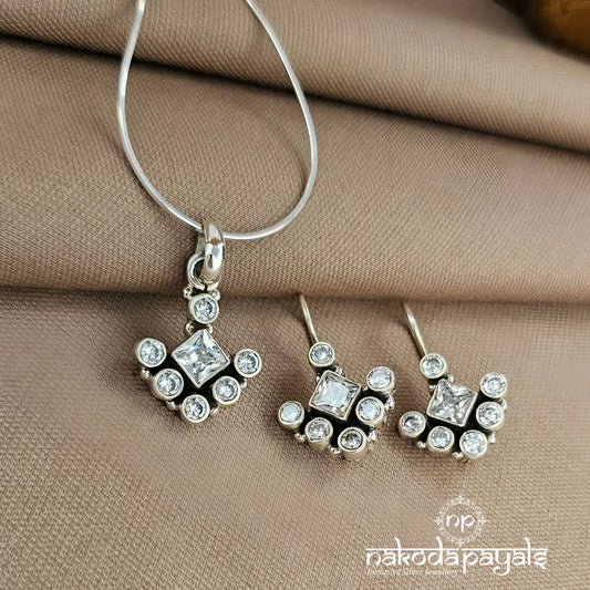 White Pendant Set (N11522)