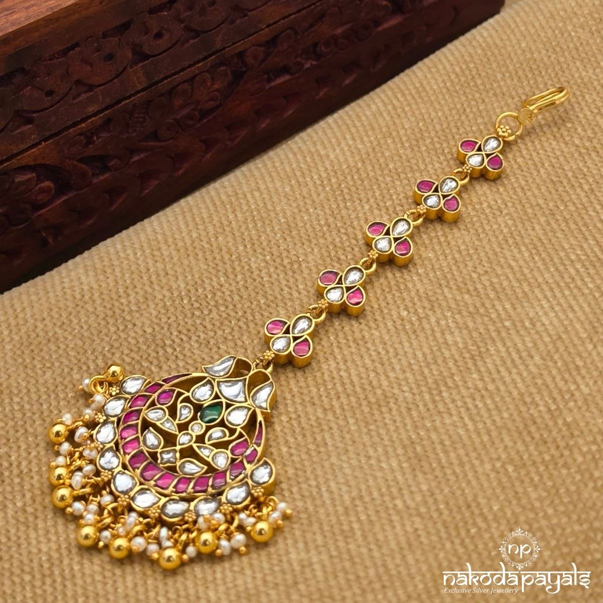 Pearl Drop Maang Tika (Gm1236)