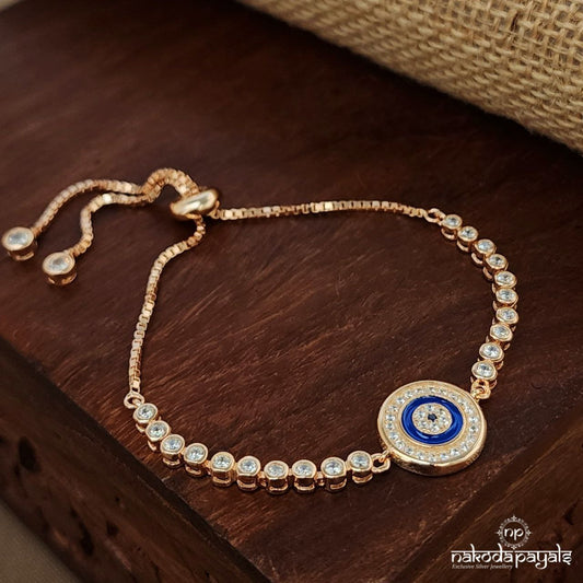 Rose Gold CZ  Adjustable Bracelet (St3721)