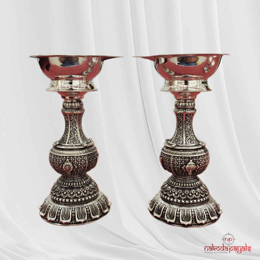 Amazing Oxidised Lamp Pair (Aa2001)