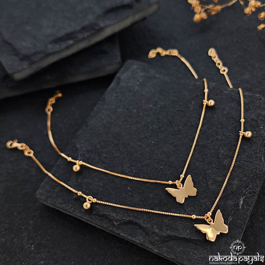 Butterfly Charm Anklets (A6132)