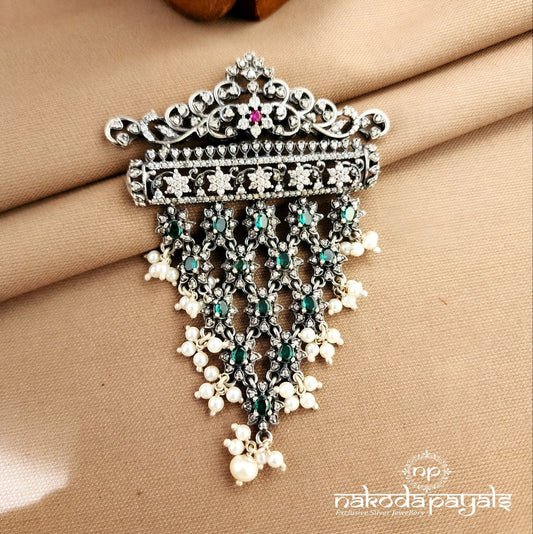Green Floral Pendant (P2582)