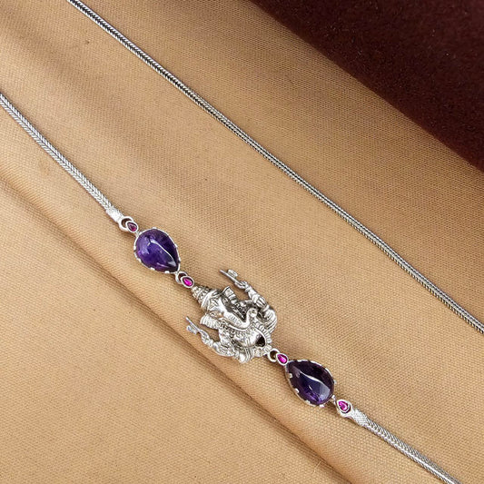 Purpulish Ganesha Mope Mala  (N11583)