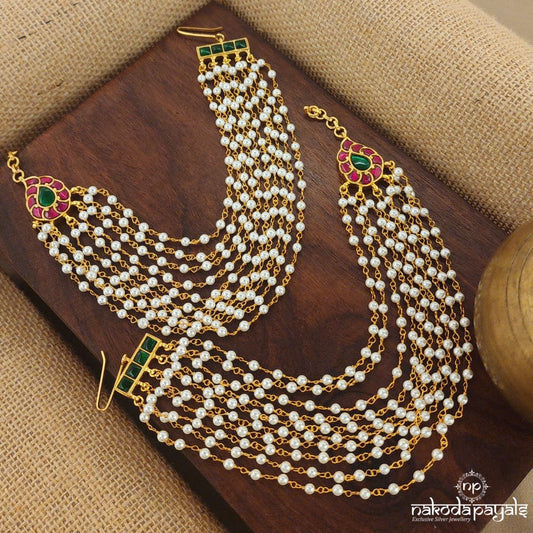 Kemp Kundan Pearled Maatal (Gm0955)