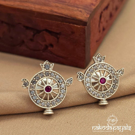 Vishnu Chakra Studs (S9723)