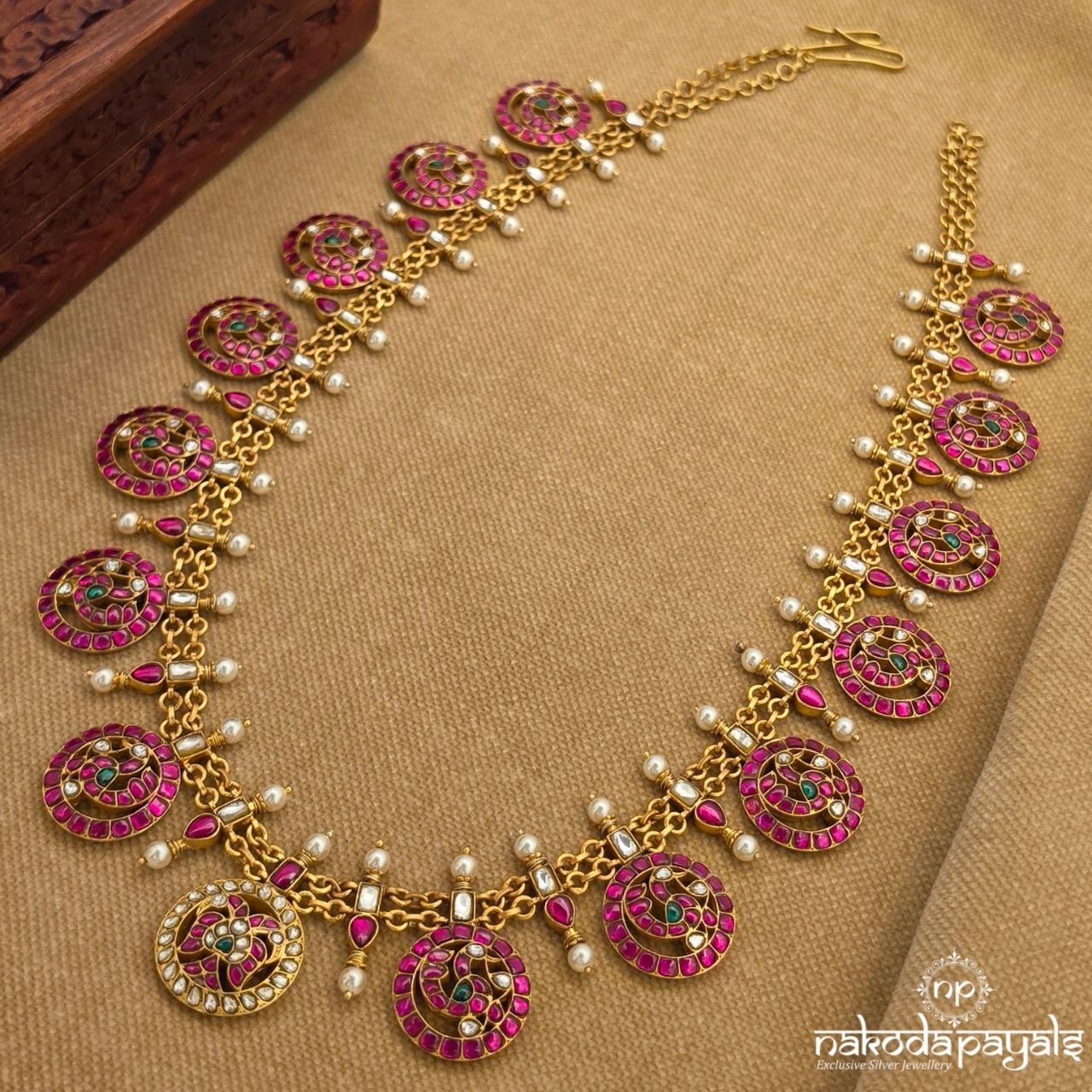 Gandaberunda Kundan Neckpiece (Gn10536)
