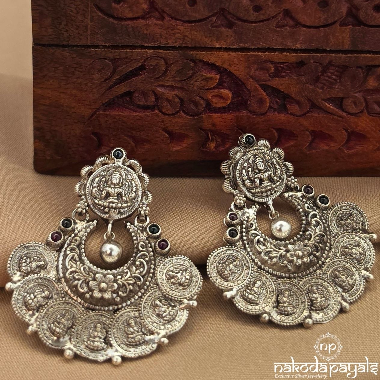 Ball Drop Lakshmi Kasu Chandbali (C4258)