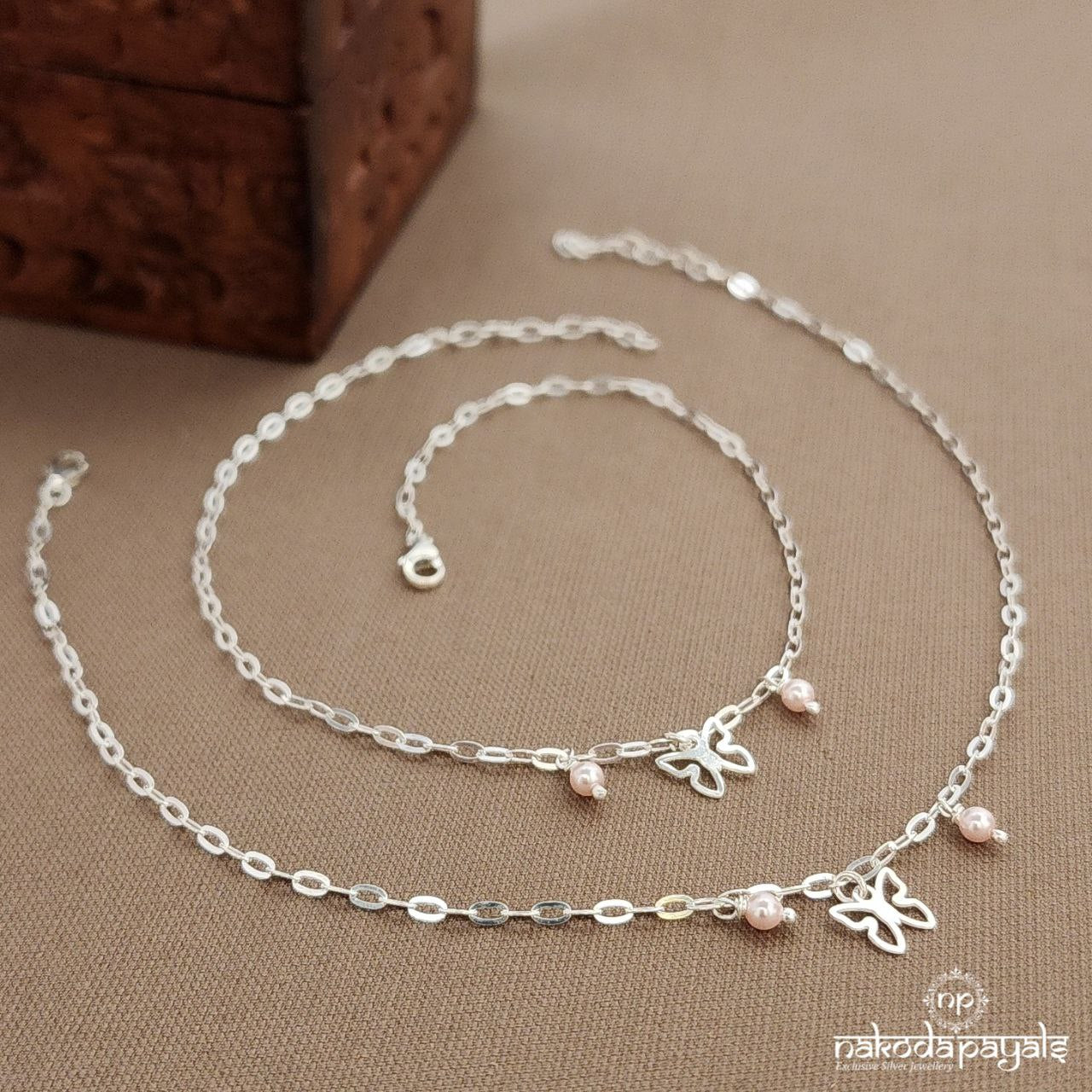 Butterfly Drop Anklets (A6710)