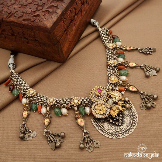 Kundan Dual Tone Neckpiece (N11511)
