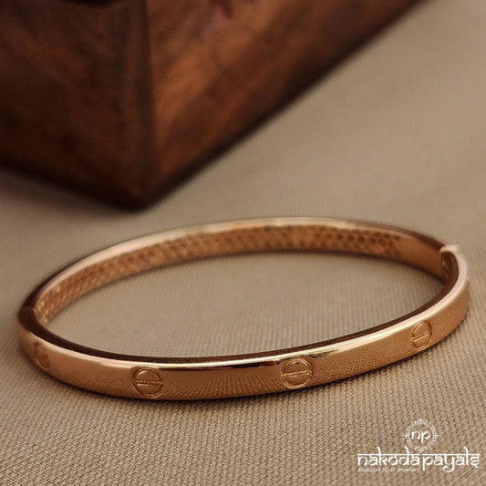 Simple Rose Gold  Kada (St3769)
