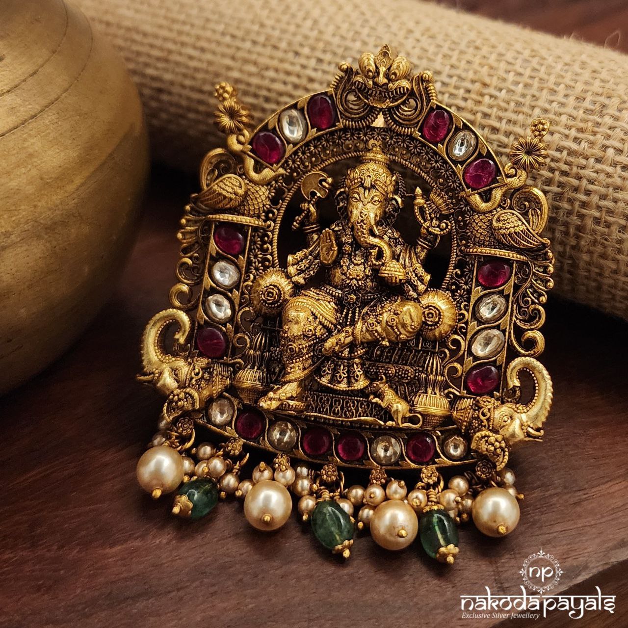 Ganesha Kundan Pearled (Gp2012)