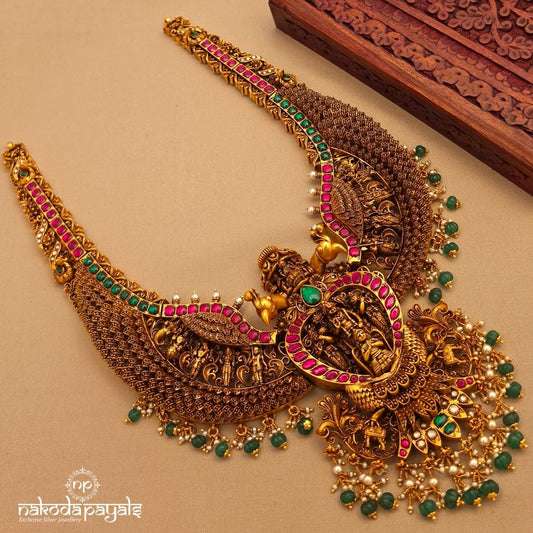 Exquisite Mayura Vaibhav Venkatraman Neckpiece (Gn10172)