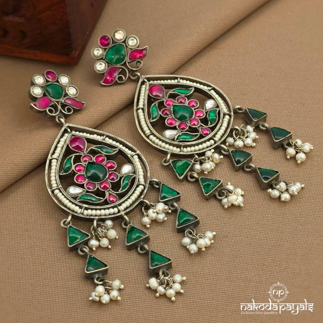 Multicolor Kundan Earrings (C3937)