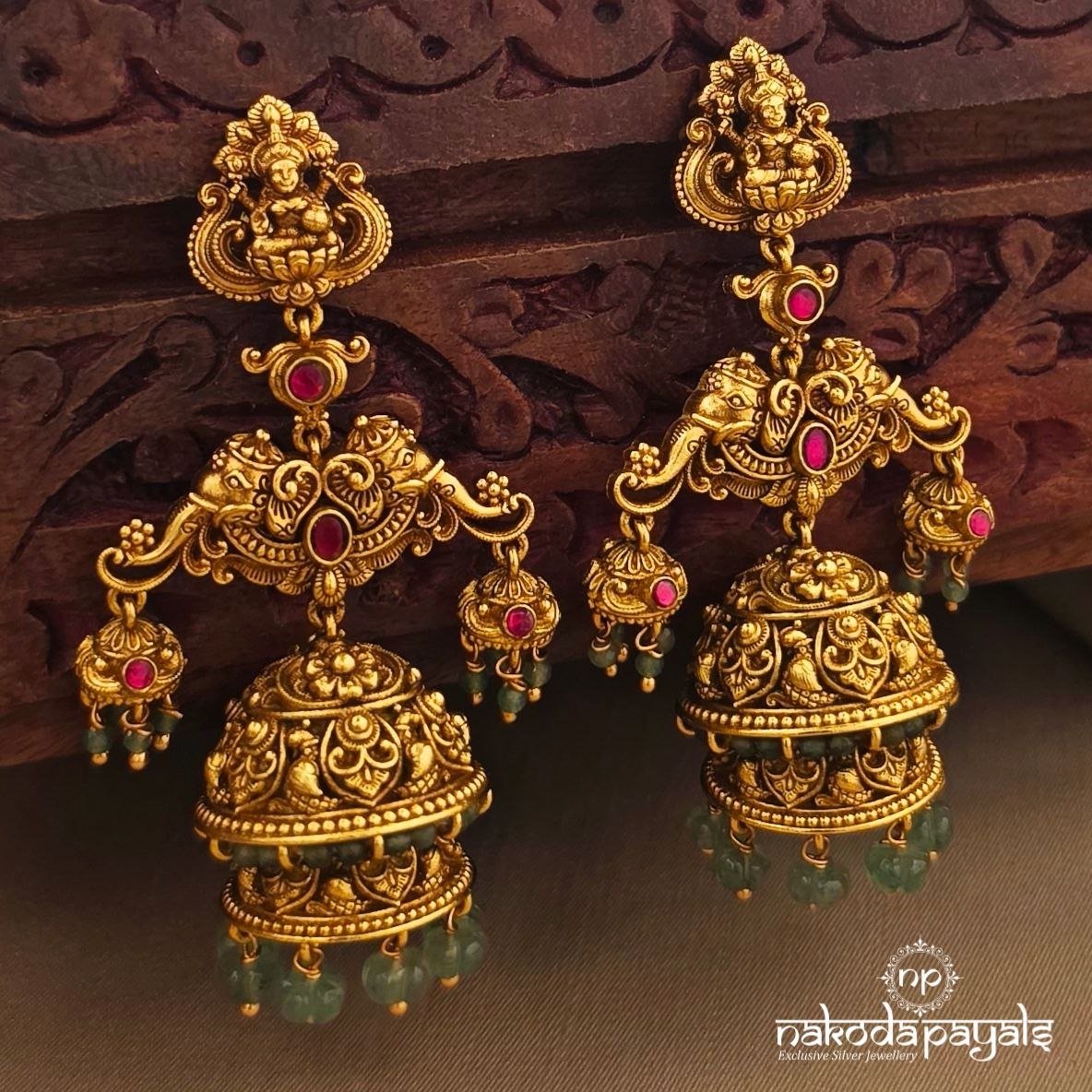Gaja Lakshmi Jhumka (Ge11259)