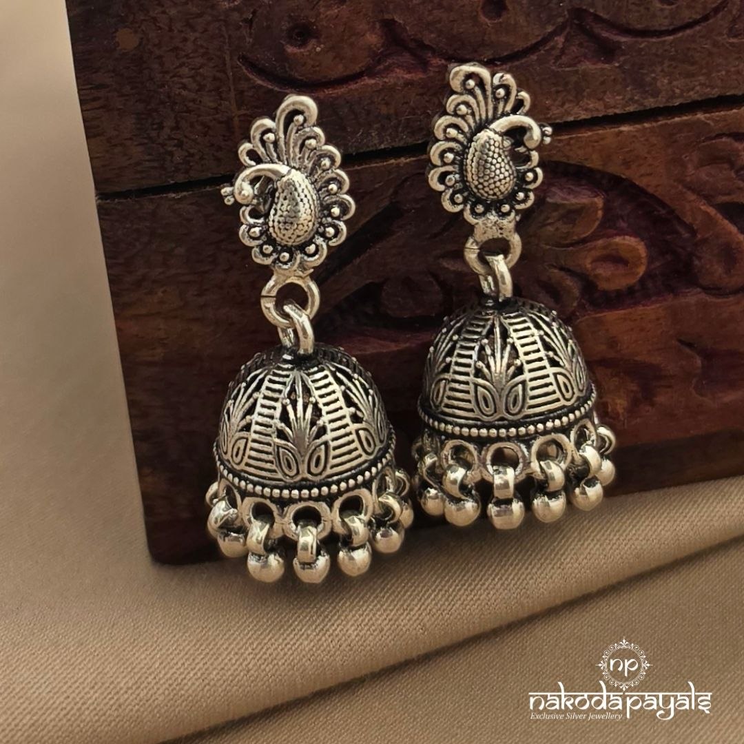 Elegant Peacock Jhumka (J1994)