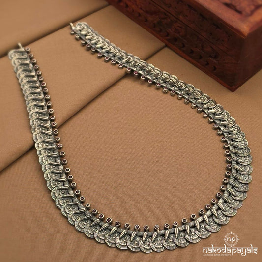Red Lakshmi Kasu Neckpiece (N11625)