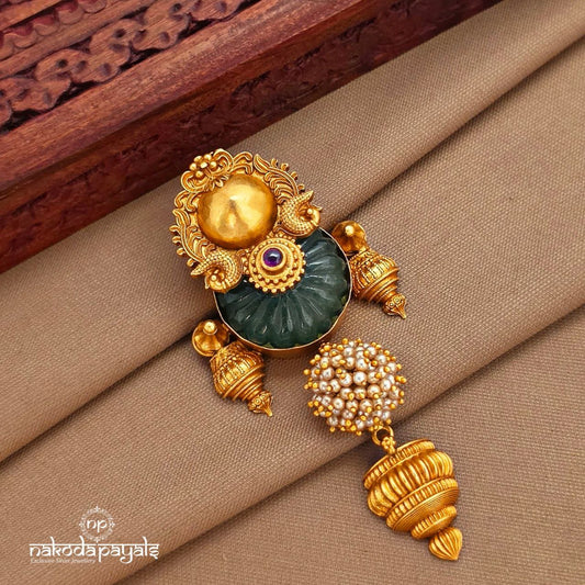 Green Pearled Pendant (Gp2203)
