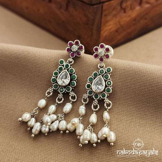 Floral Guttapusalu Studs (S3759)