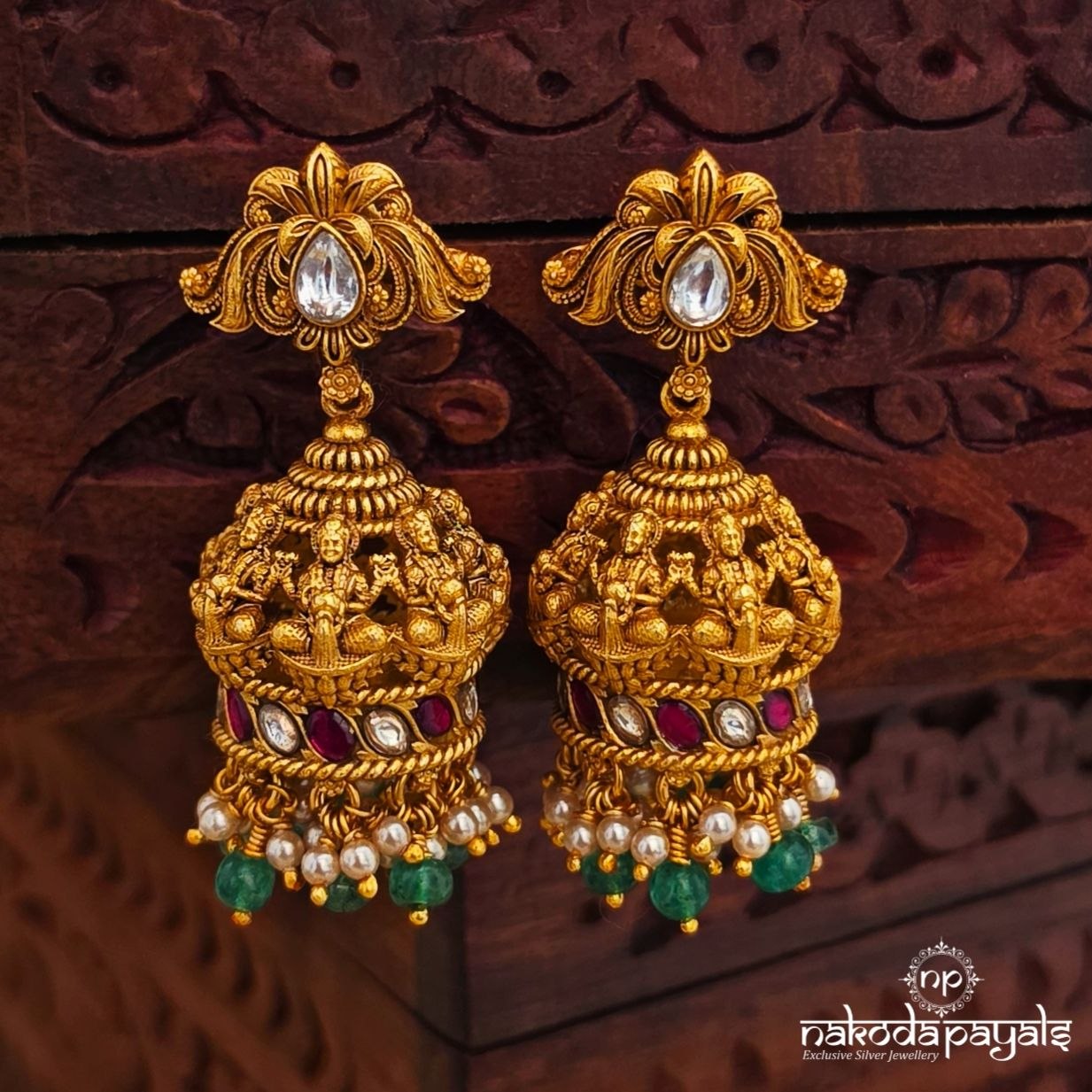 Exclusive Lakshmi Jhumka (Ge11196)