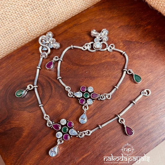 MultiColor Baby Anklets (Ka9267)