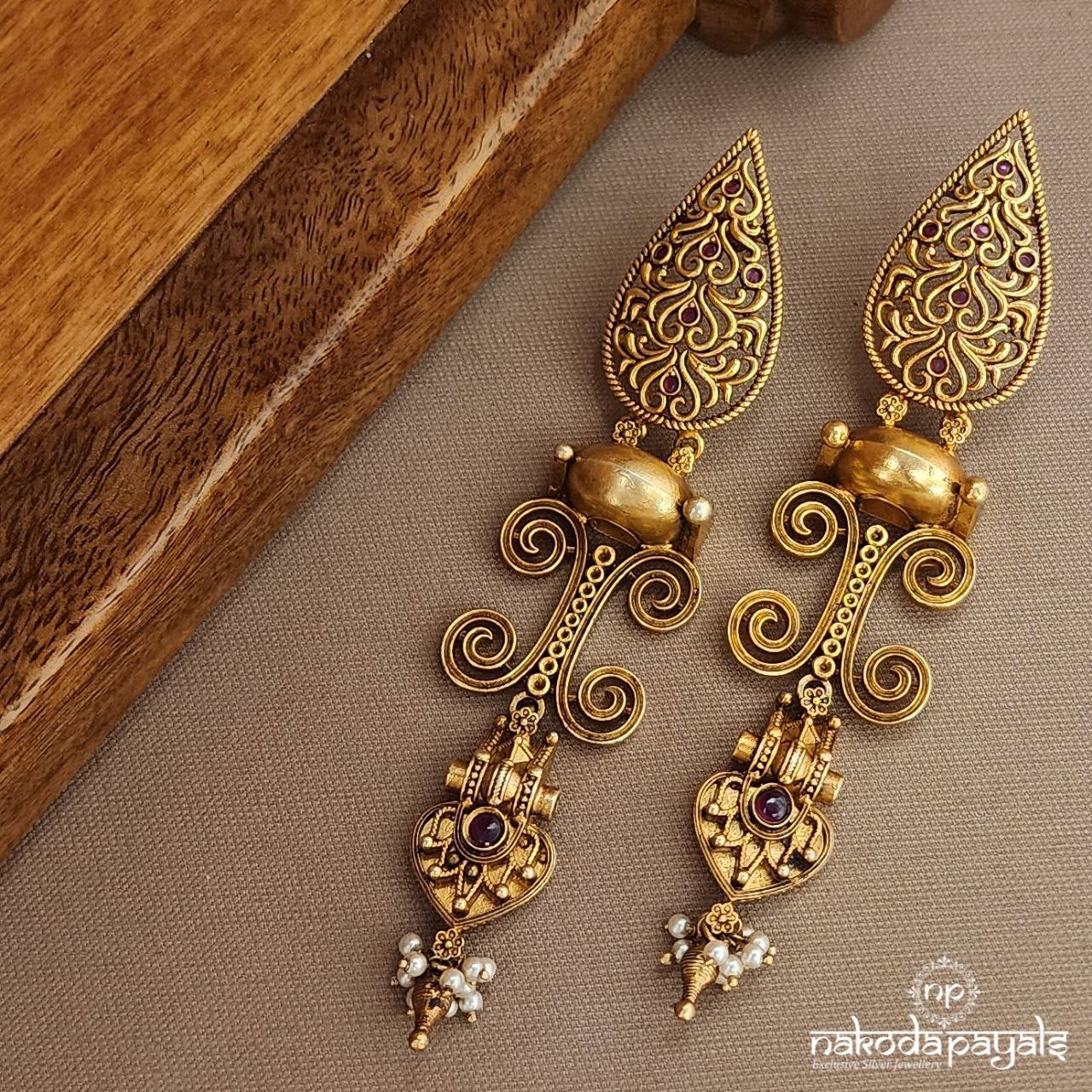 Tribal Long Earrings (Ge10050)