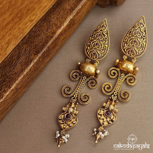 Tribal Long Earrings (Ge10050)