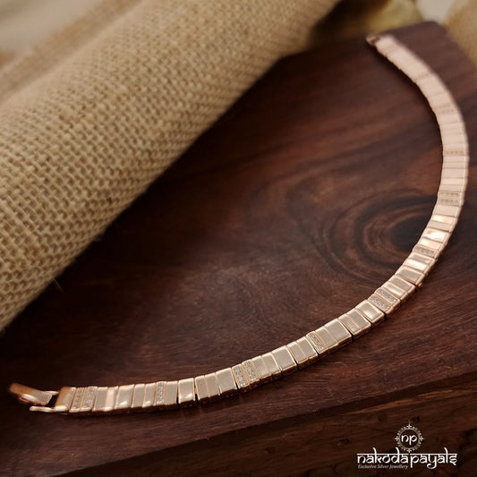 Rose Gold White Bracelet (Br1650)