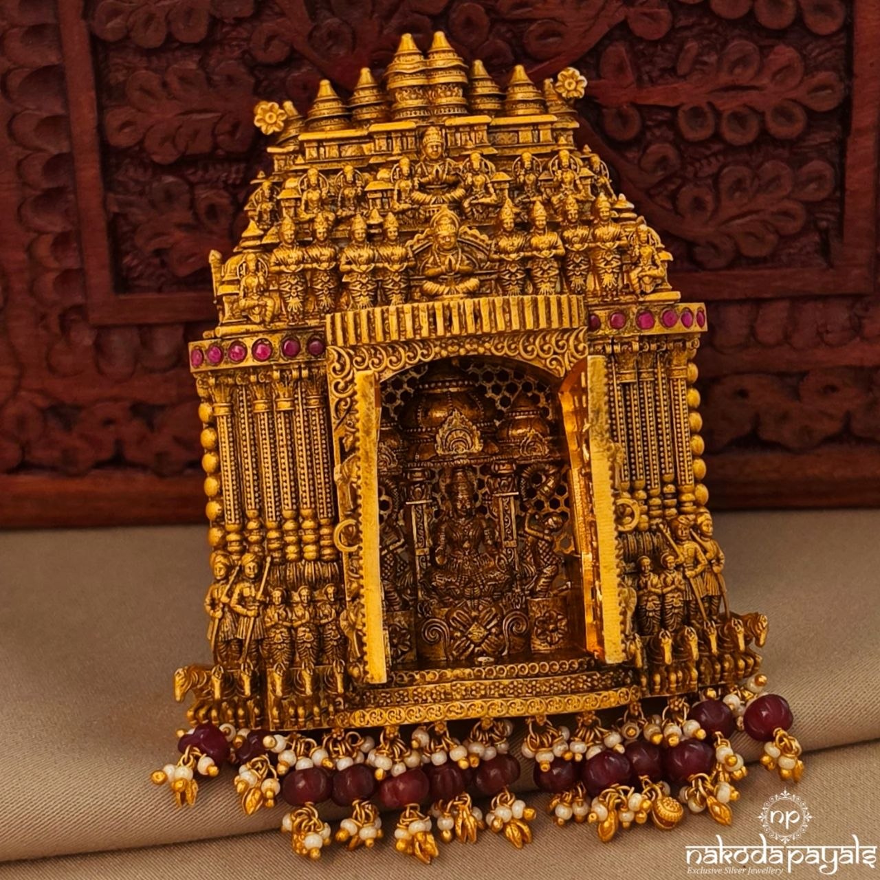 Lakshmi Vaibhav Gopuram Pendant (Gp2273)