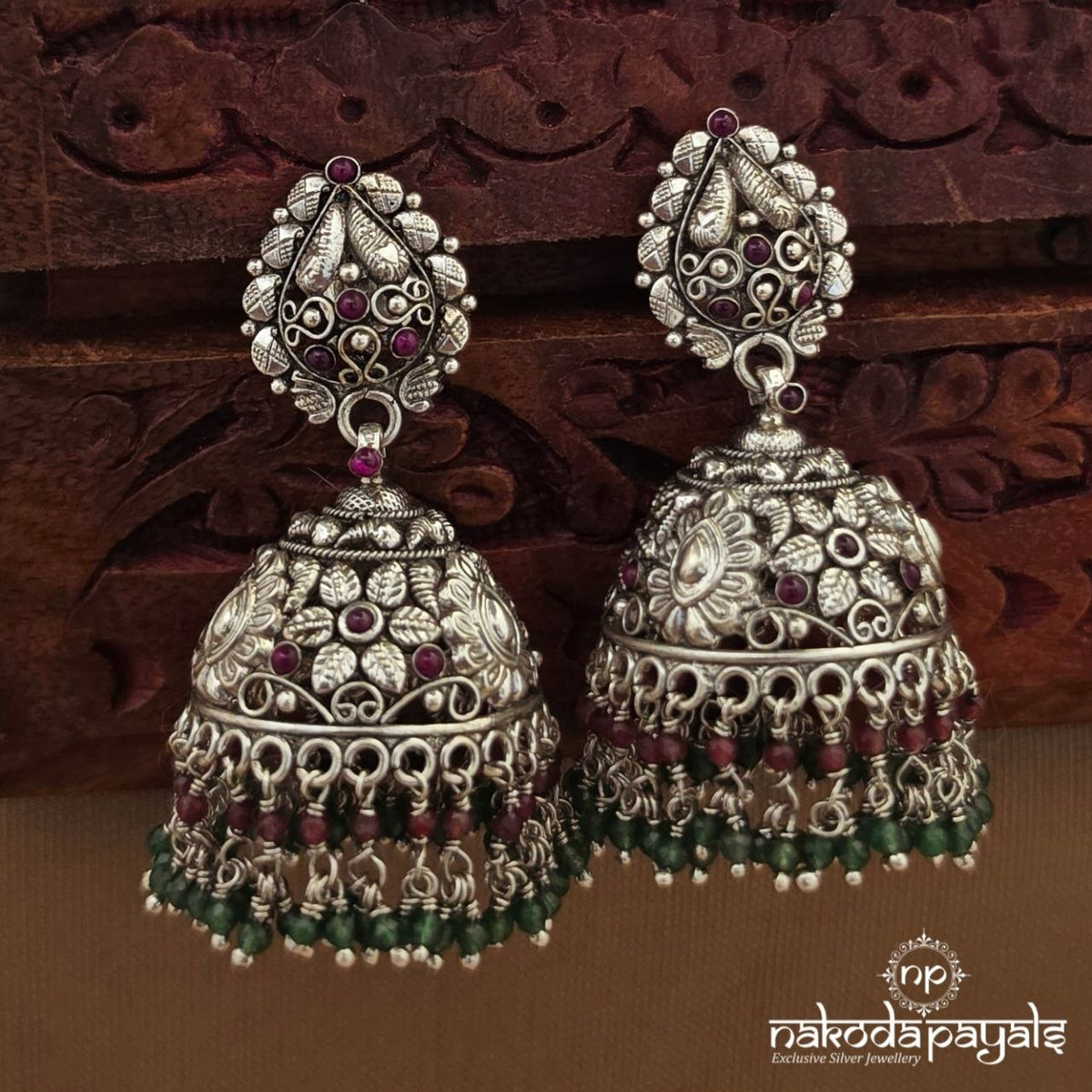 Exquisite Floral Jhumka (J1871)