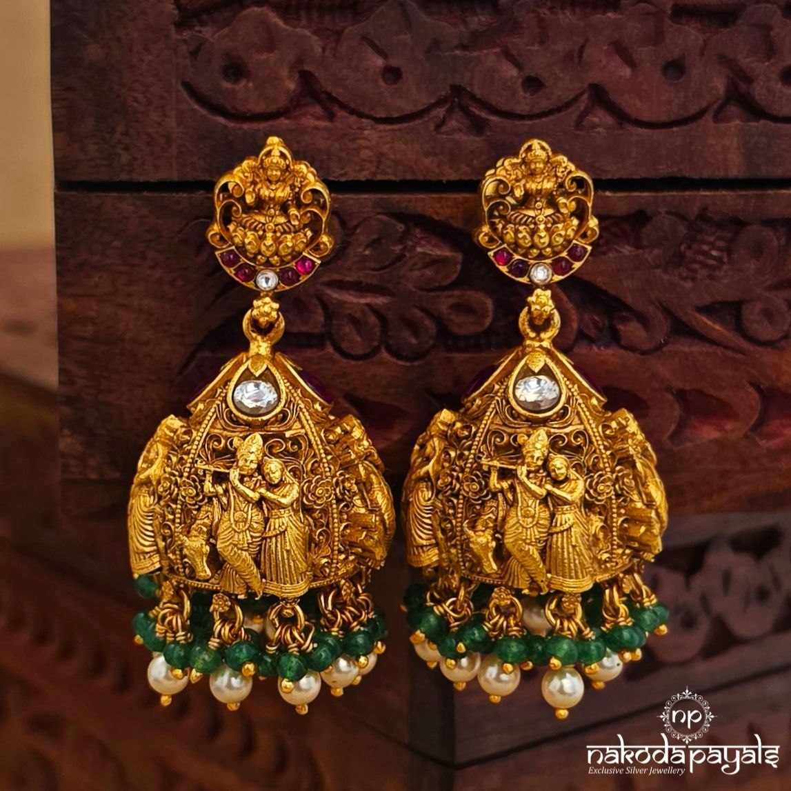 Radhakrishnan Kundan Jhumka (Ge11207)