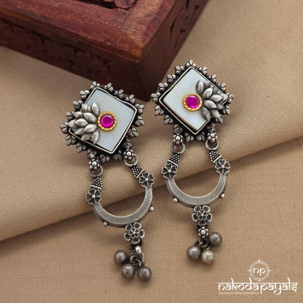 Half Moon MOP Earrings (C3972)