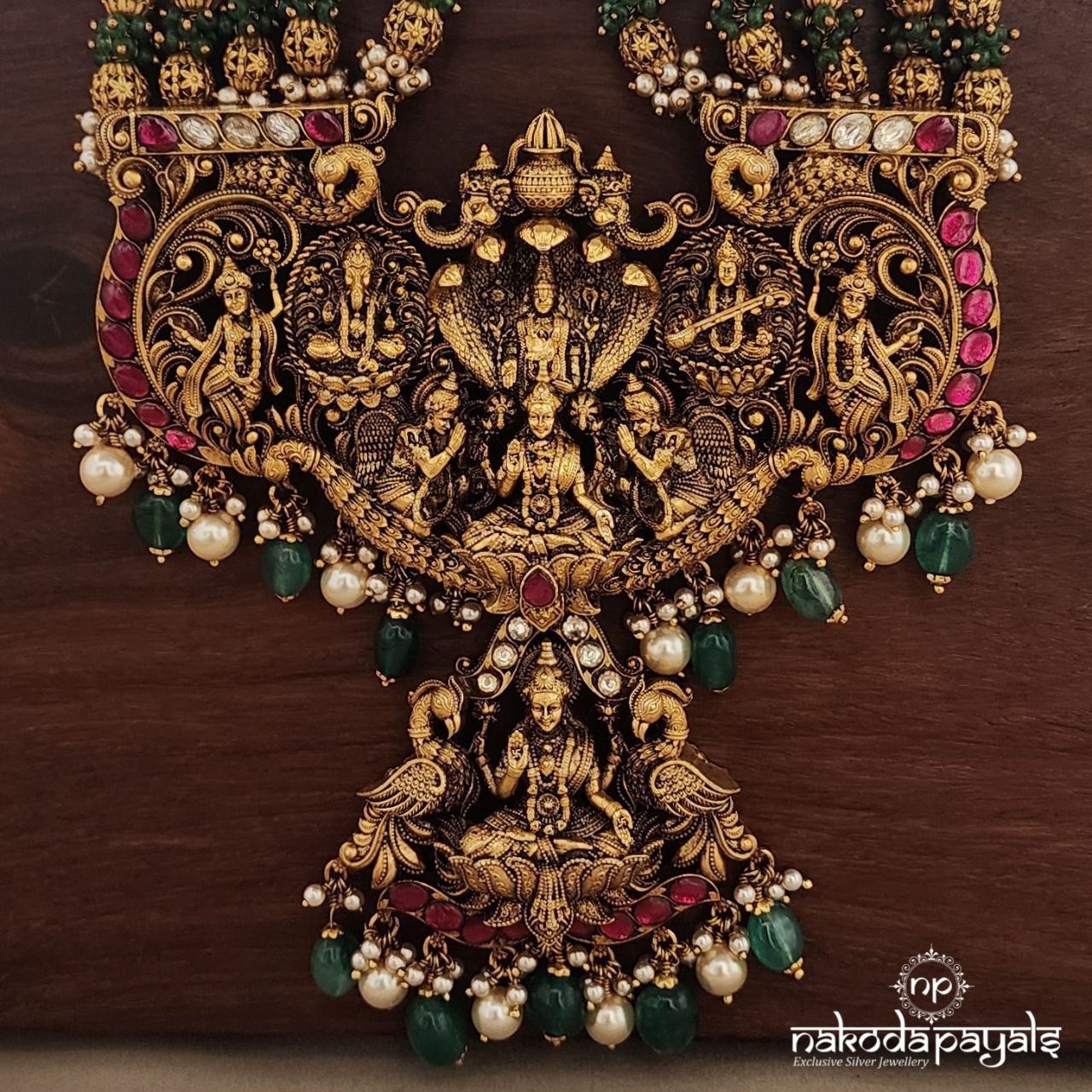 Goddess Neckpiece With Earrings (Gn9634)