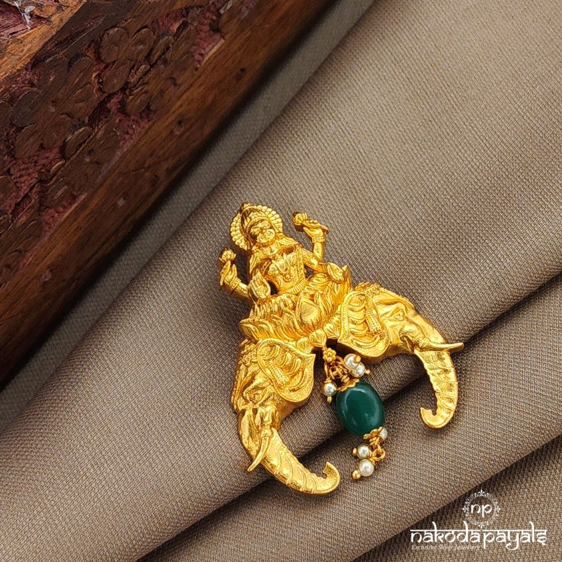 Elephant Lakshmi Brooch (St3732a)