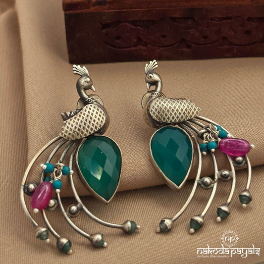 Gorgeous Peacock Chandbali (C4137)