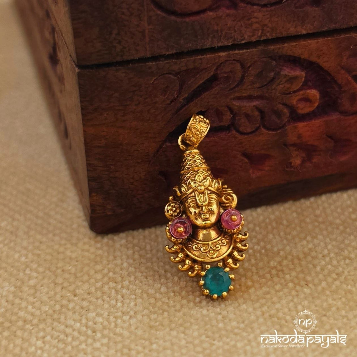 Cute Venkateshwara Pendant (Gp2673)