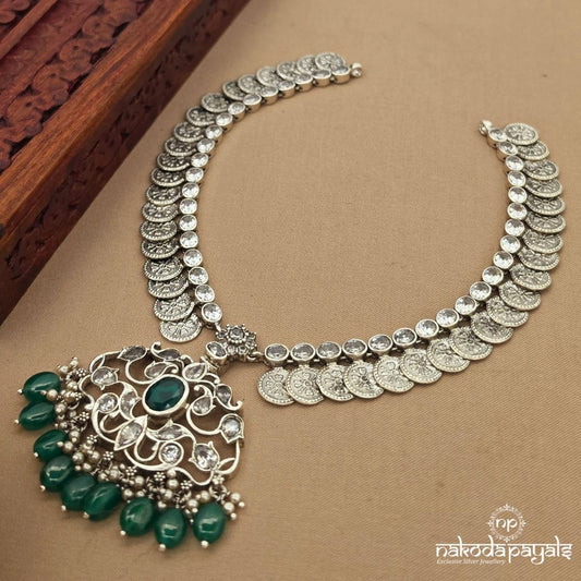 Green Drop Kasu Neckpiece (N11908)