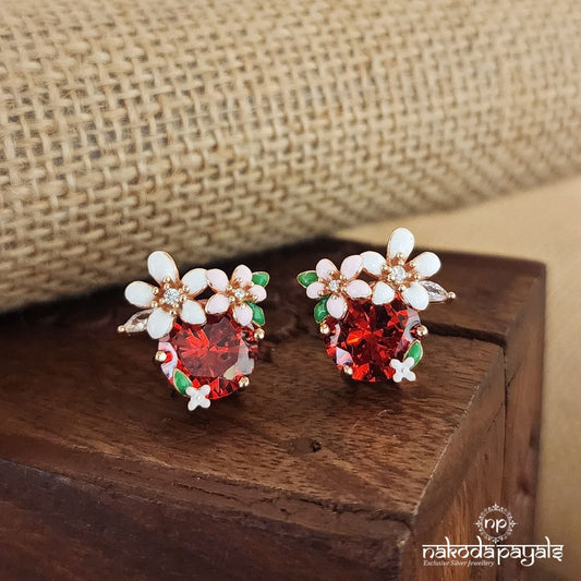 Red Grace Earrings (St3262)