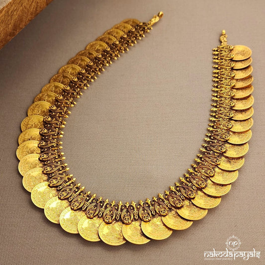 Peacock Lakshmi kasu Neckpiece (Gn9547)