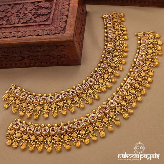 Marwar Grand Bridal Anklet (A7100)