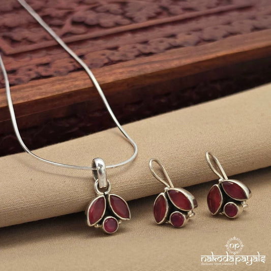 Cutsy Pink Pendant Set (N11854)