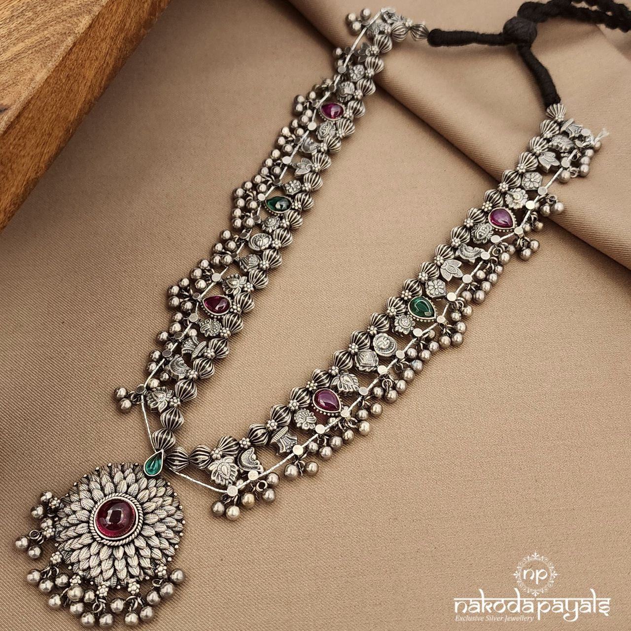 Ball Drop Kemp Saaj Neckpiece (N11040)
