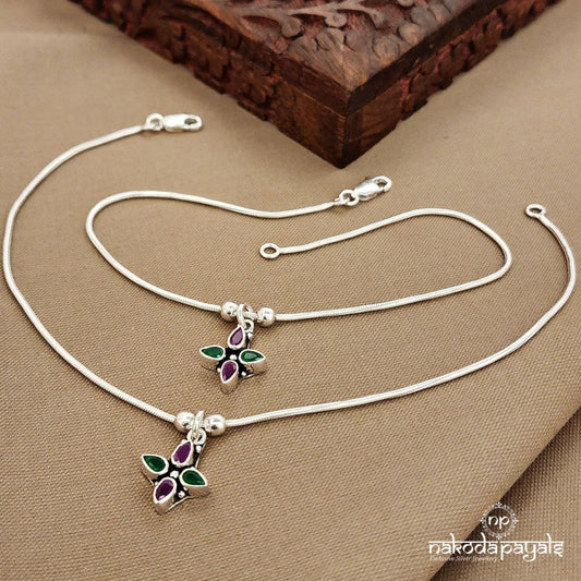 Floral Multicolor Anklets (A6805)