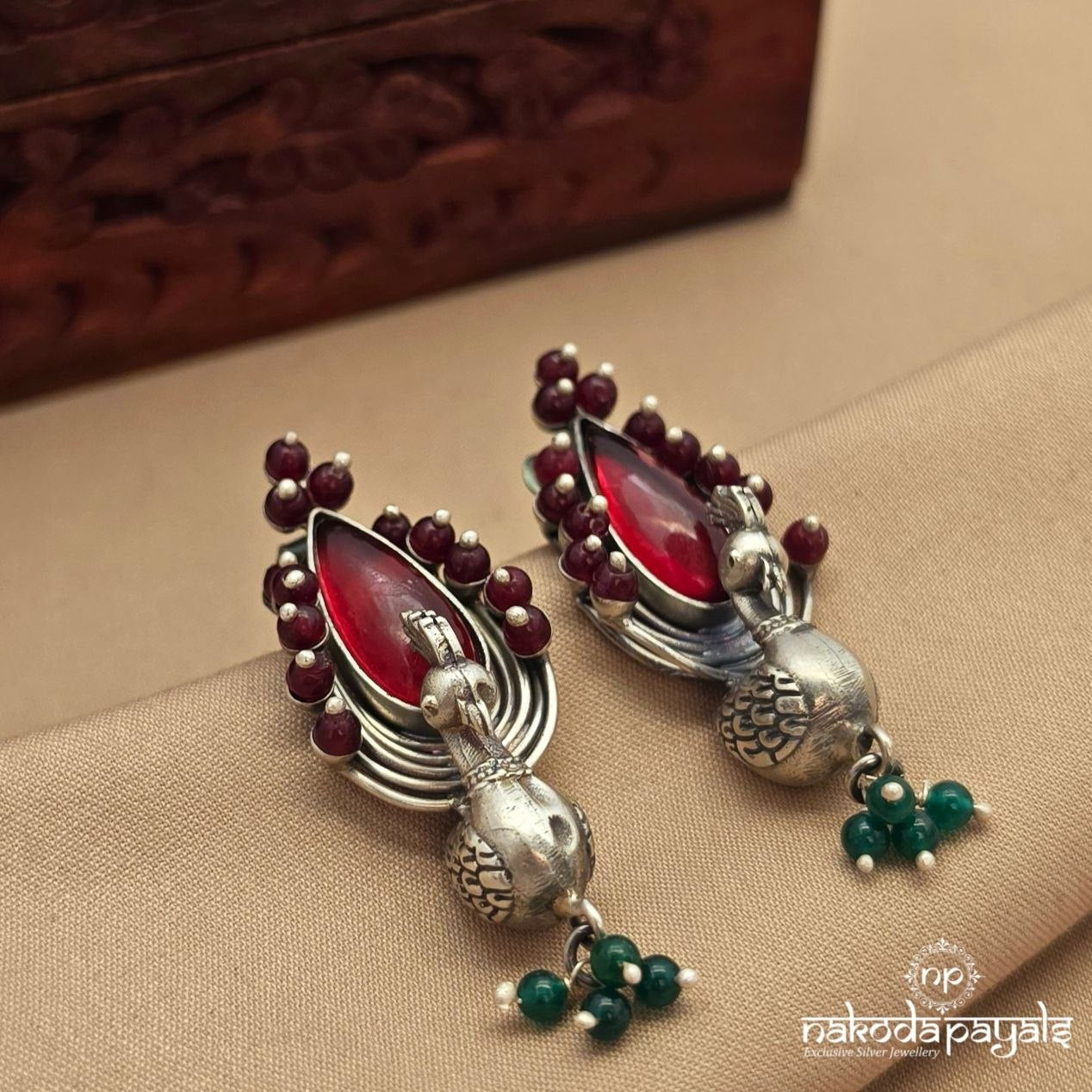 Stunning Peacock Earrings (C4128)