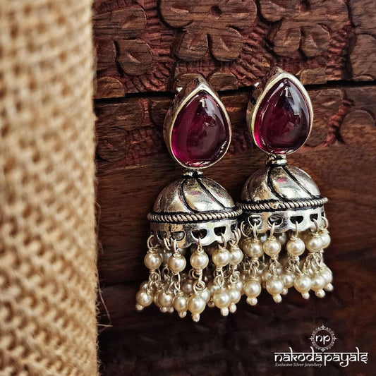 Gorgeous Red Jhumka (J1380)