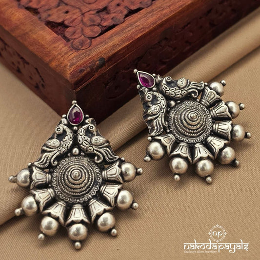 Exemplary Oxidised Chandbali (C4043)
