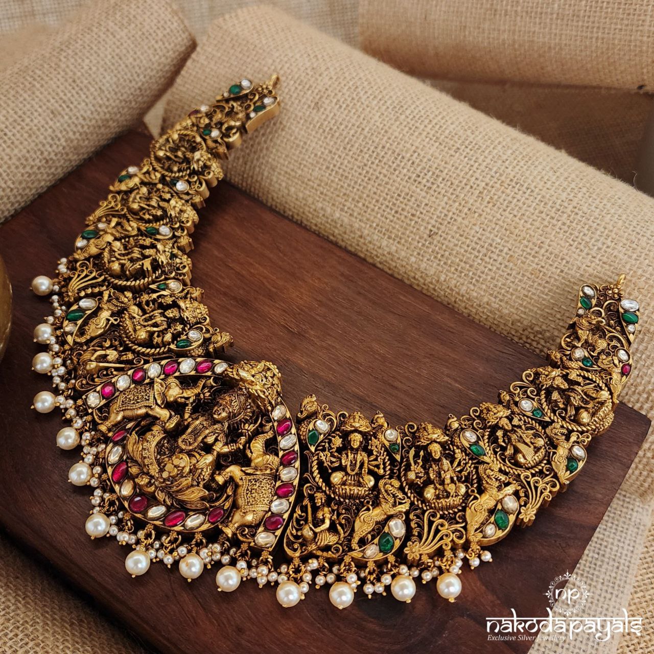 Lord Lakshmi Neckpiece (Gn8447)