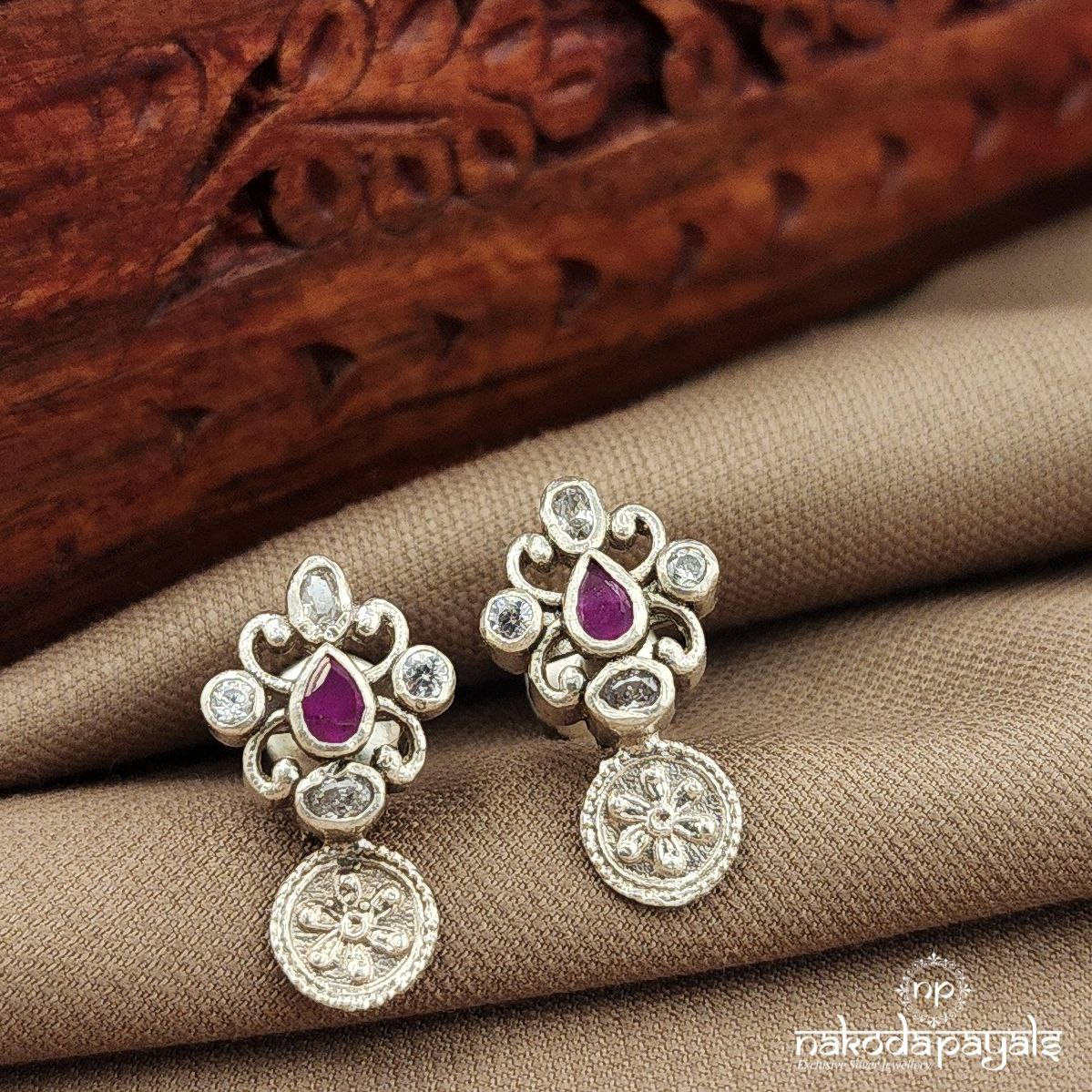 Pink Drop  Studs (S9541)