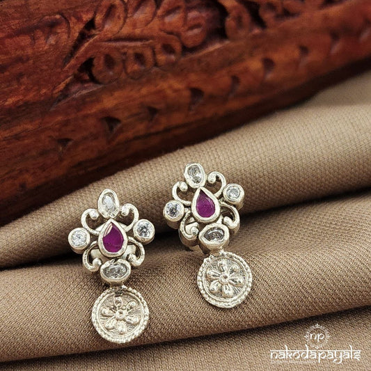 Pink Drop  Studs (S9541)