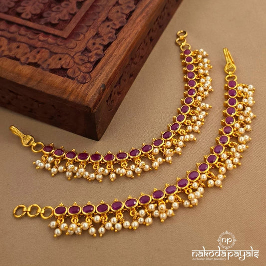 Pink Dot Pearly Maati (Gm1274)
